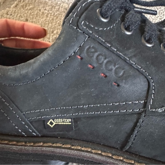 ECCO black oxford Turn GTX Tie lace-up shoe with GORE-TEX waterproof 40 / 6.5 main image 9